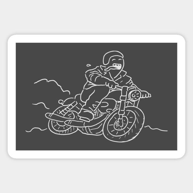 open road - noodle tee Sticker by noodletee